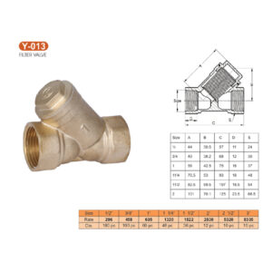 Filter Valve ( Y-013)